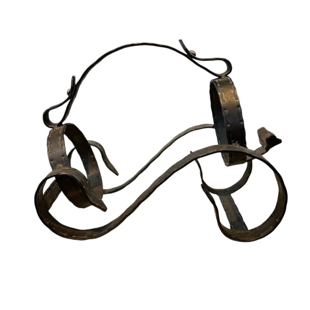 Western‎ Wine Bottle Holder Metal Equestrian Decor Saddle Bridal Cowboy Gift